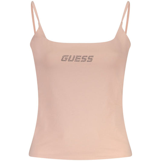 Pink Cotton Women's Tank