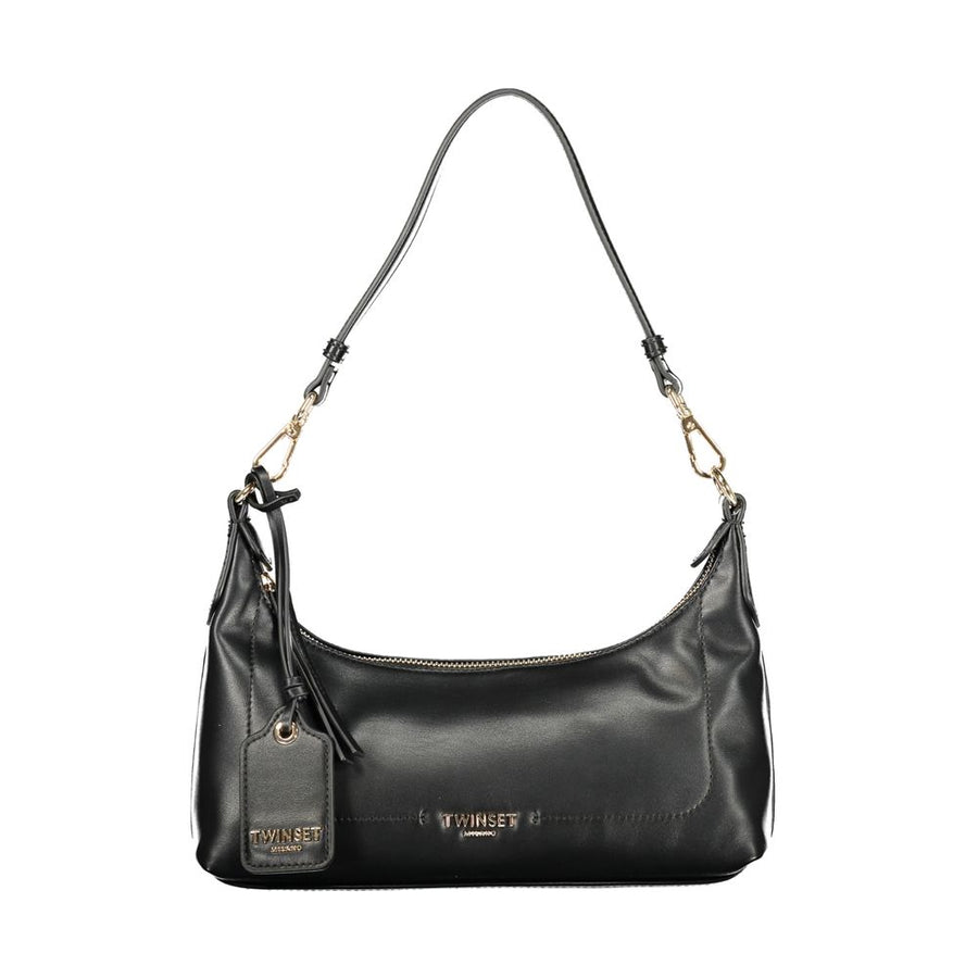 Black Polyurethane Women's Bag