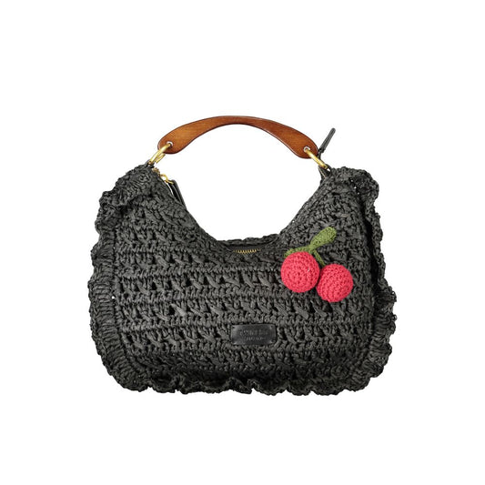 Nero Polyester Women's Bag