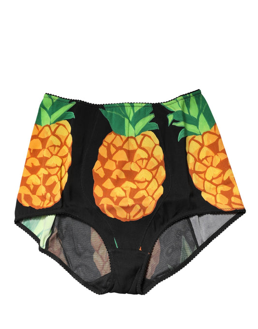 Black Pineapple High Waist Girdle Panty Underwear