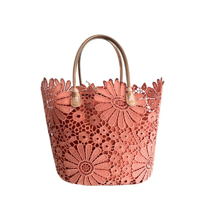 Pink PU Women Handbag