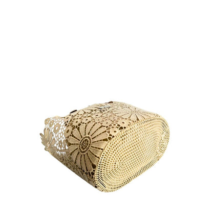 Beige PU Women Handbag