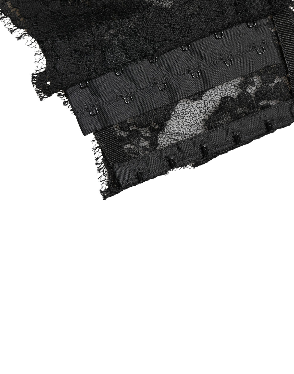 Black Lace Bandeau Bra Tube Top Underwear