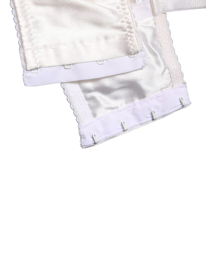 White Semi-Pad Underwire Balconette Bra Underwear