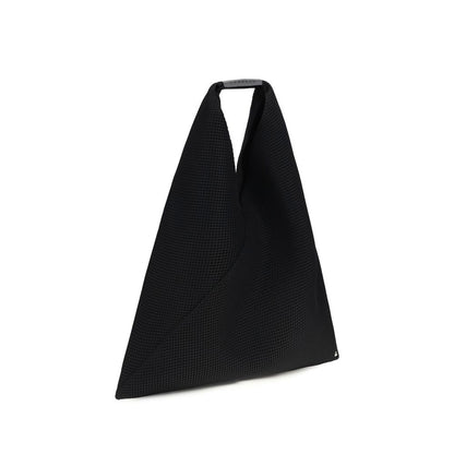 Black Polyester Shoulder Bag