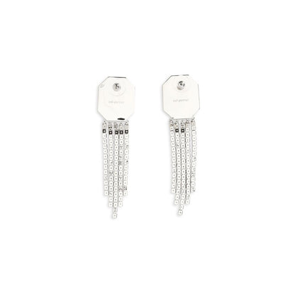 Silver Brass Earrings