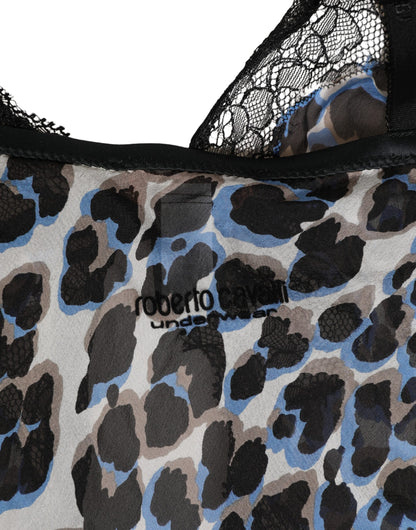 Multicolor Leopard Babydoll Chemise Underwear