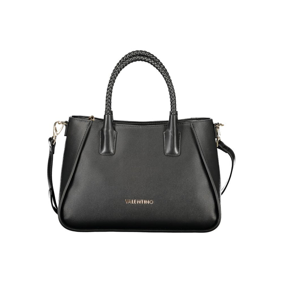 Nero Poliuretano Women's Bag with Adjustable Shoulder Strap