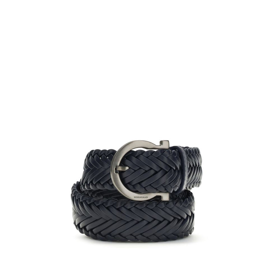 Blue Calf Leather Bos Taurus Belt