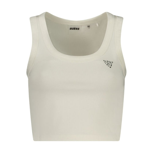 White Viscose Women's Top