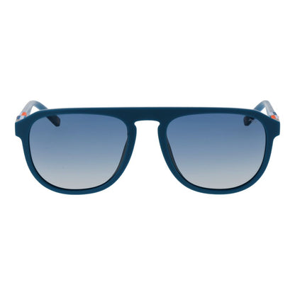 Blue Rubber Sunglasses