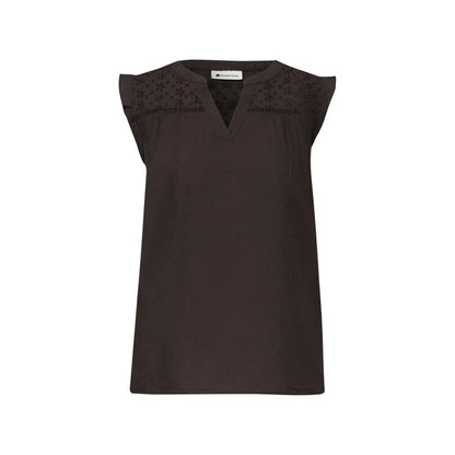 Brown Cotton Blouse