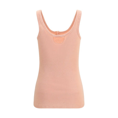 Multicolor Cotton Sleeveles T-Shirt