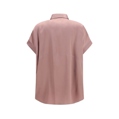 Multicolor Silk Shortsleeve Shirt