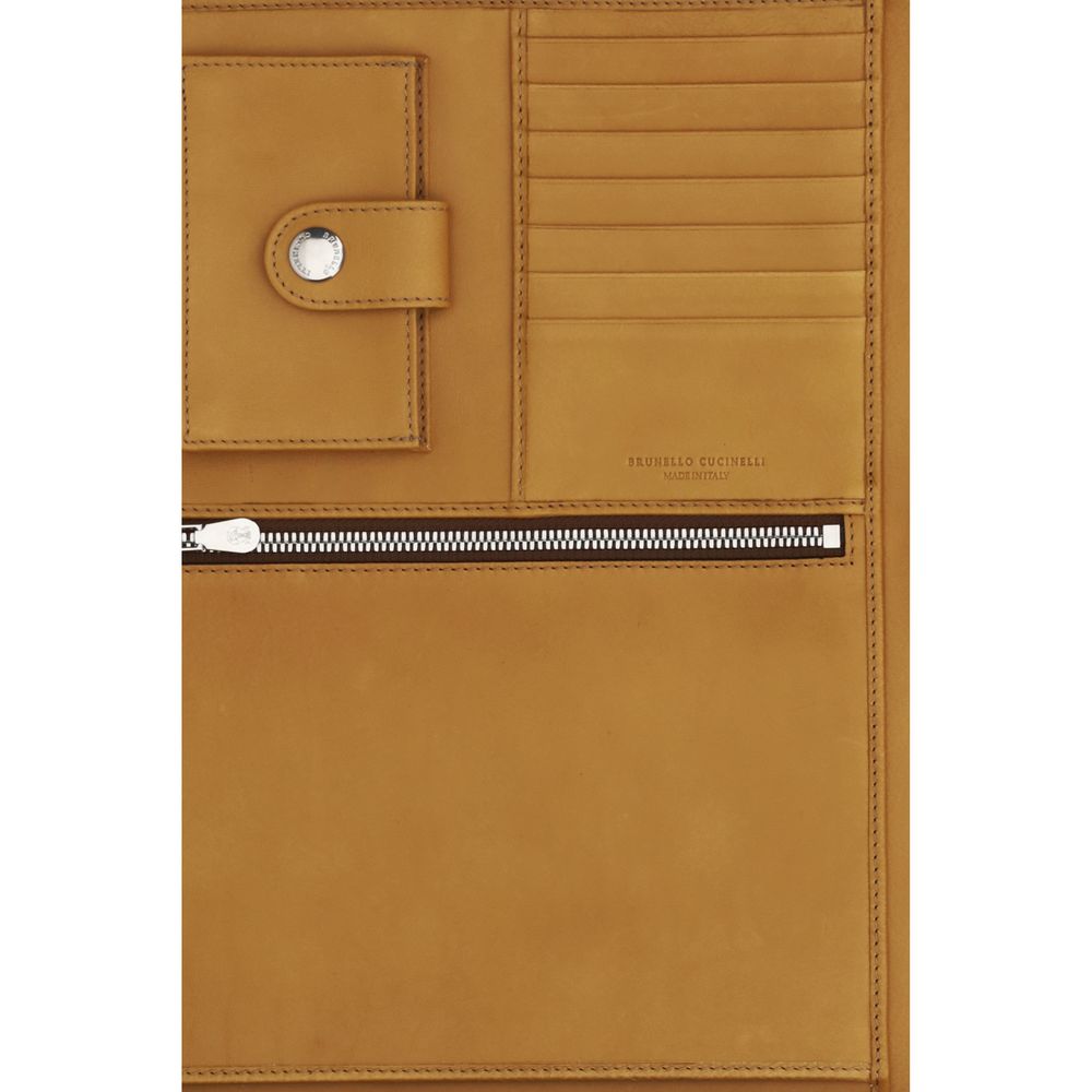 Brown Calf Leather Bos Taurus Wallet