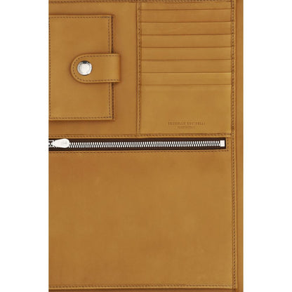 Brown Calf Leather Bos Taurus Wallet