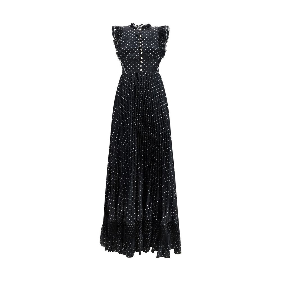 Black Polyester Casual Dress