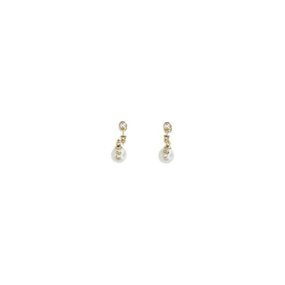 Gold Metal Earrings
