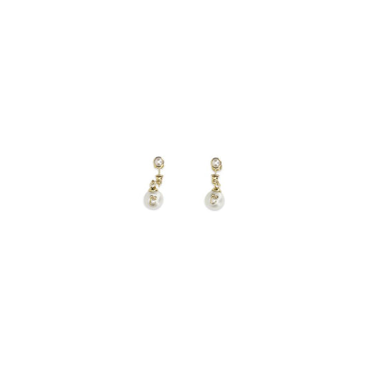 Gold Metal Earrings