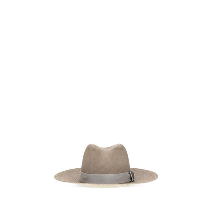 Beige Straw Fedora