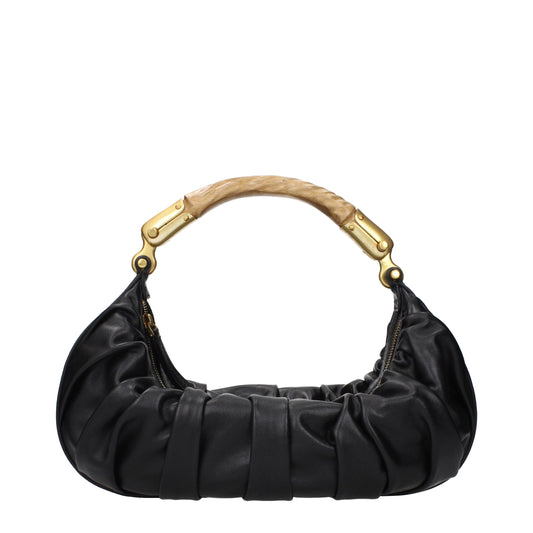 Black Leather Handbag