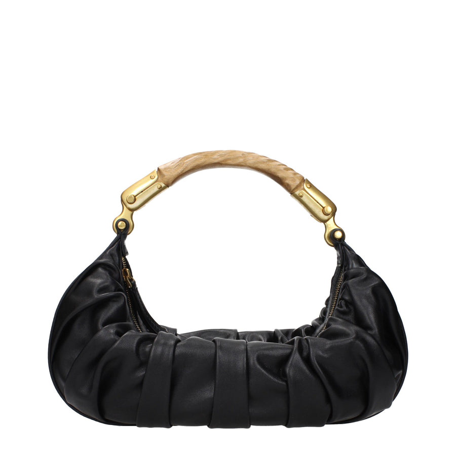 Black Leather Handbag