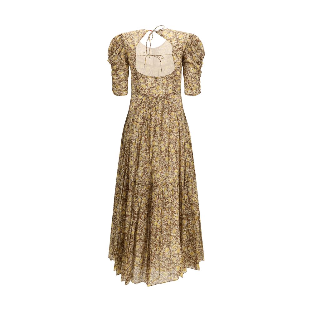 Bicolor Cotton Casual Dress