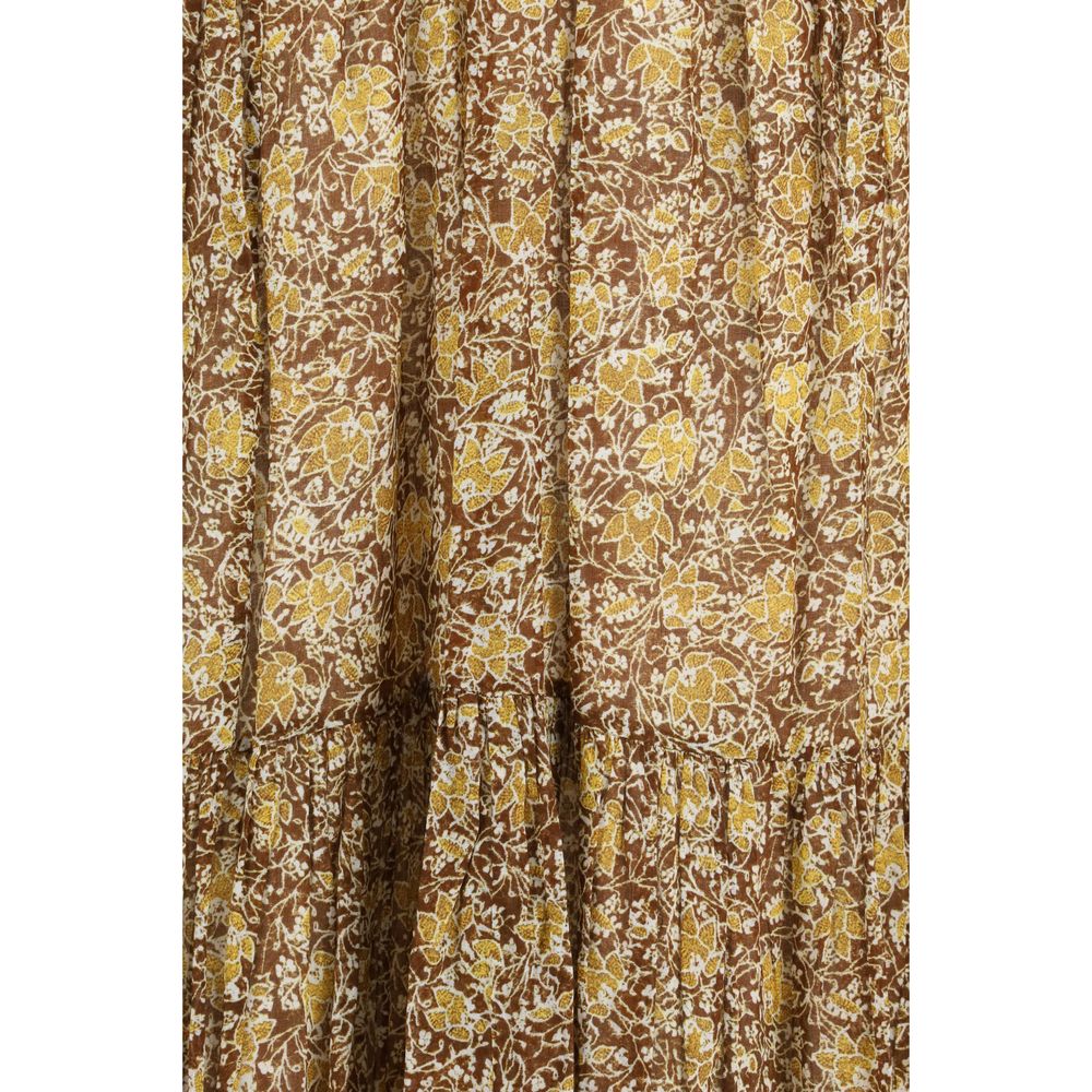 Bicolor Cotton Casual Dress