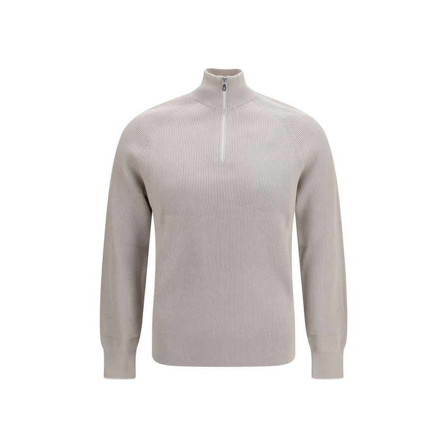Beige Cotton Sweatshirt