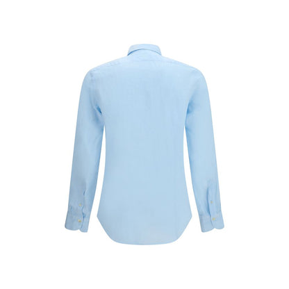 Blue Linen Longsleeve Shirt