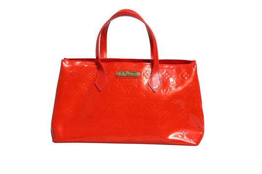 Red Monogram Vernis Wilshire PM