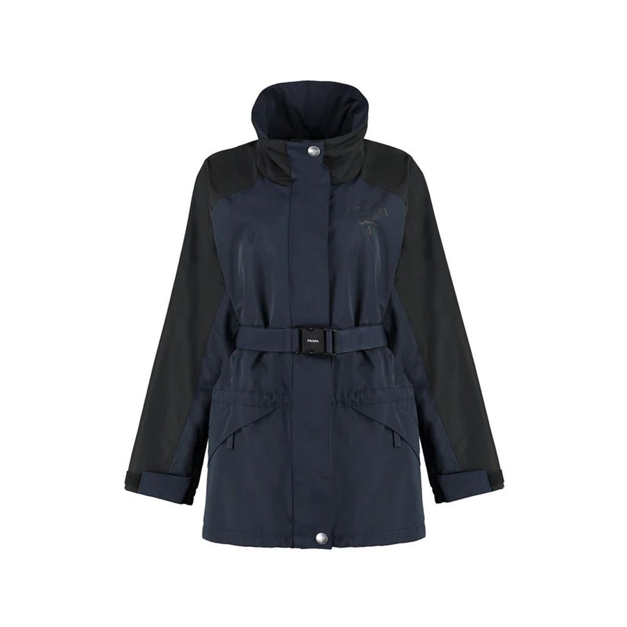 Blue Polyamide Shell Jacket