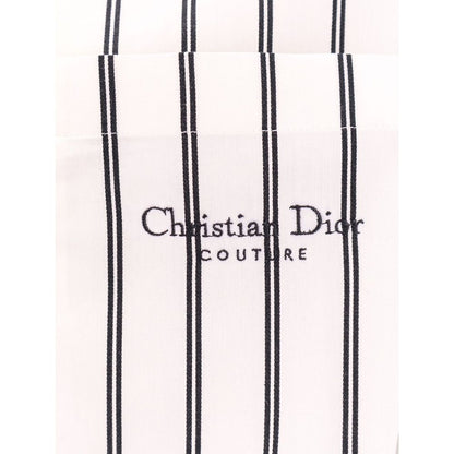 White Cotton Pattern Shirt