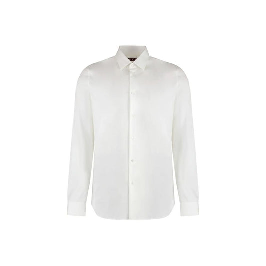White Cotton Dress Shirt