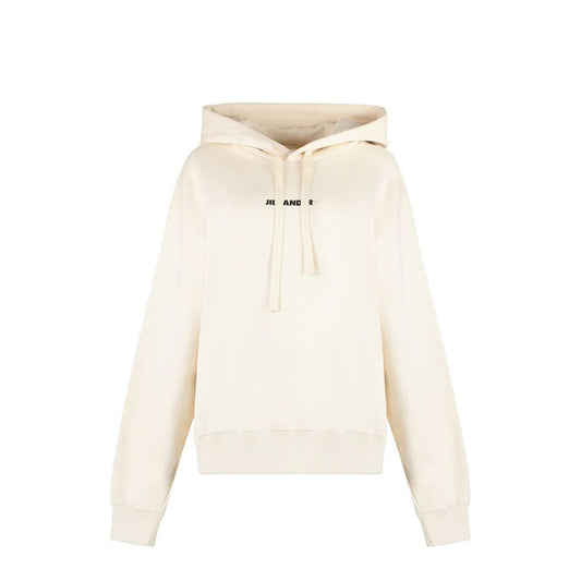 White Cotton Sweatshirt