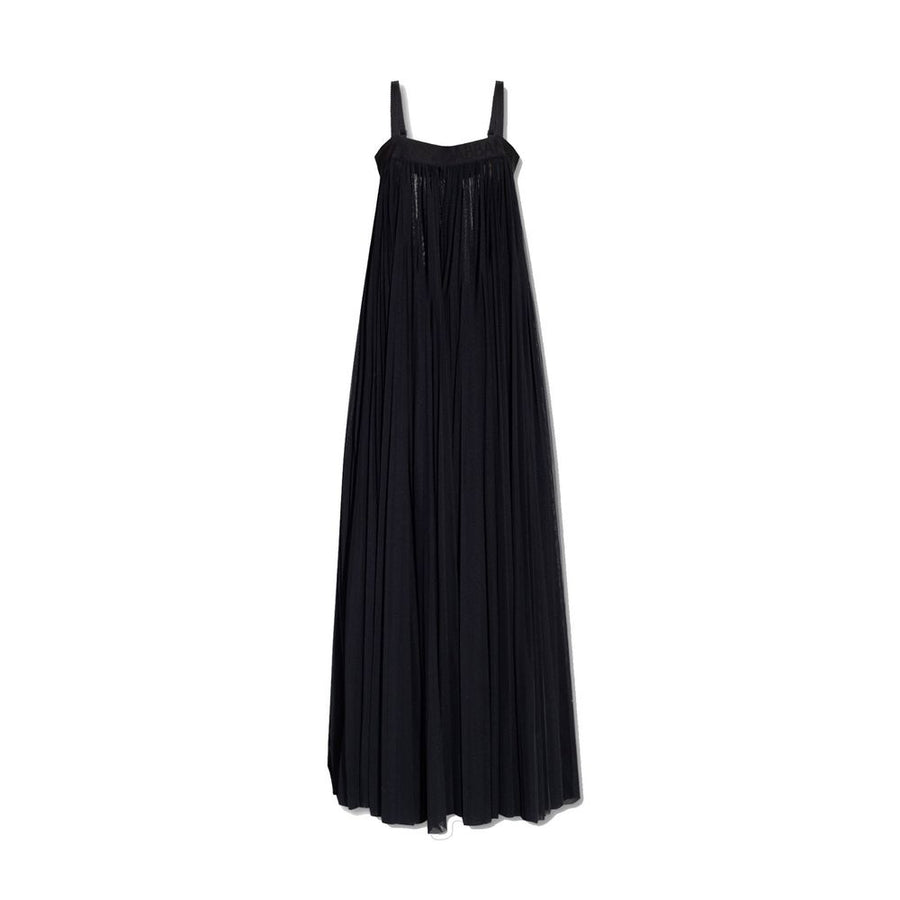 Black Cotton Casual Dress