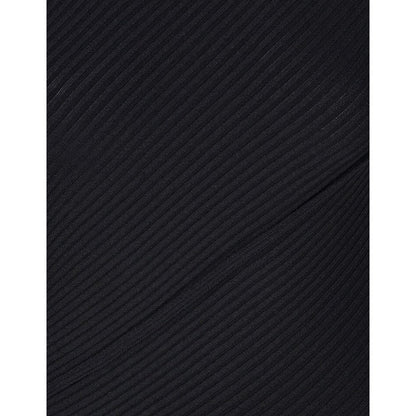 Black Polyester Cocktail Dress