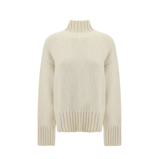 White Silk Sweatshirt