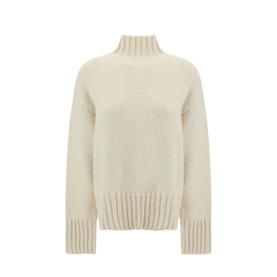 White Silk Sweatshirt