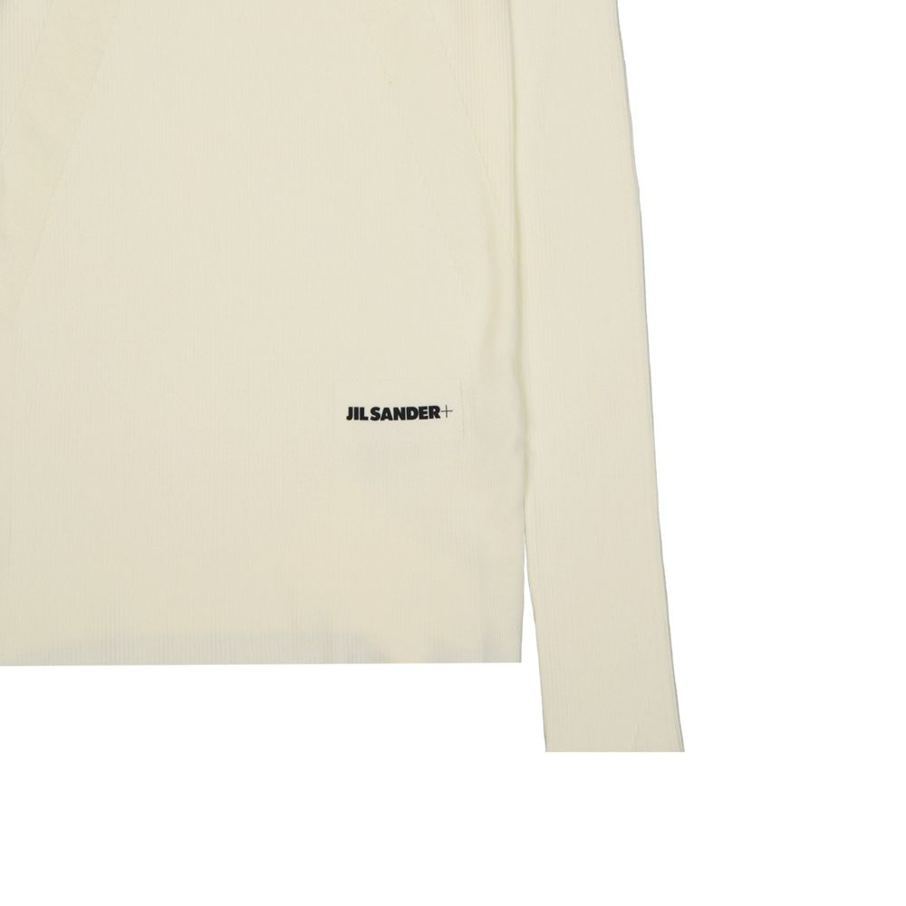 White Cotton Sweatshirt