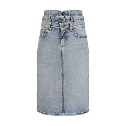 Blue Denim Skirt