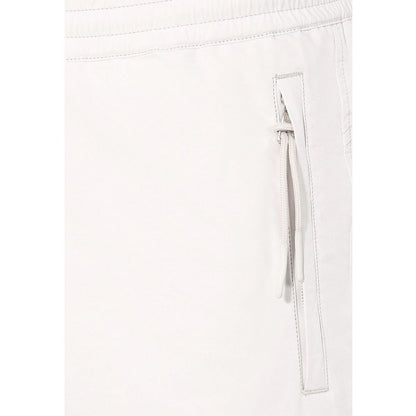 Gray Polyester Athletic Pants
