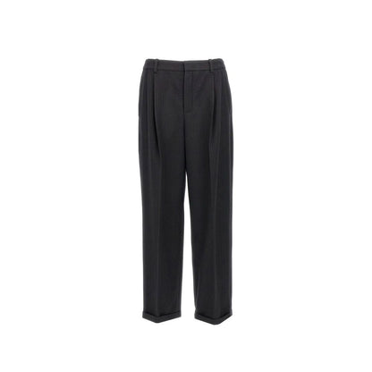Black Cashmere Casual Pants