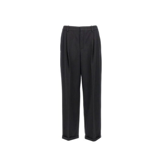 Black Cashmere Casual Pants