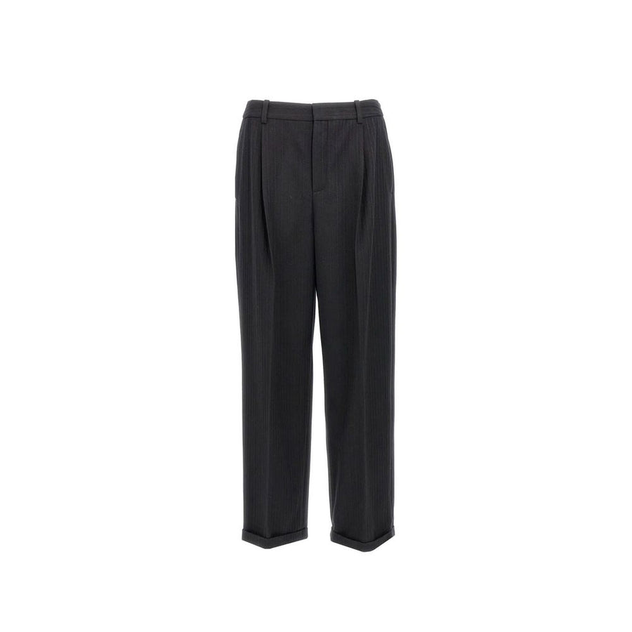 Black Cashmere Casual Pants