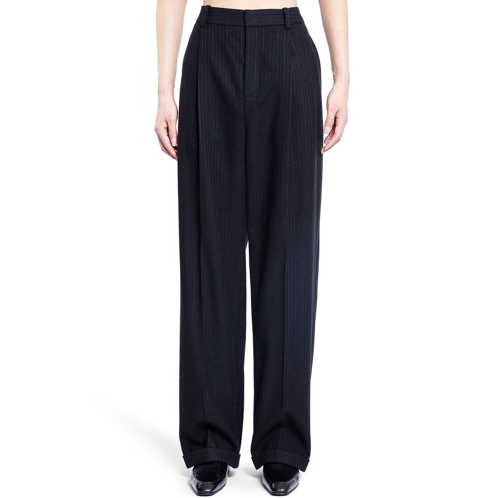 Black Cashmere Casual Pants