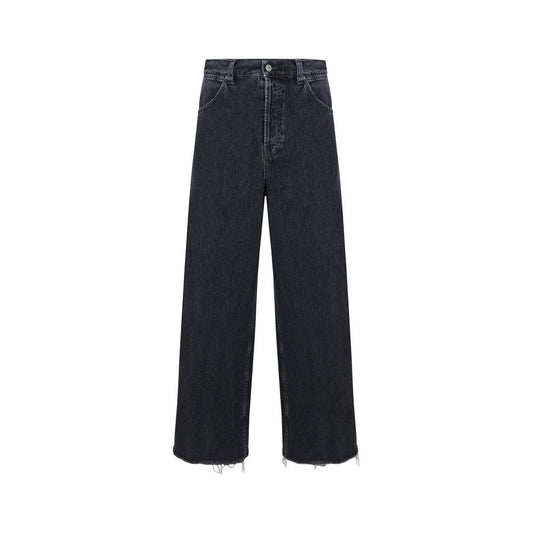 Black Cotton Jeans Denim