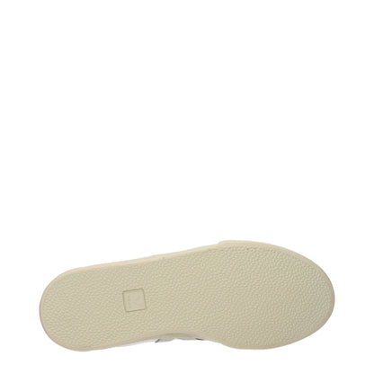 Blue Leather Sneakers