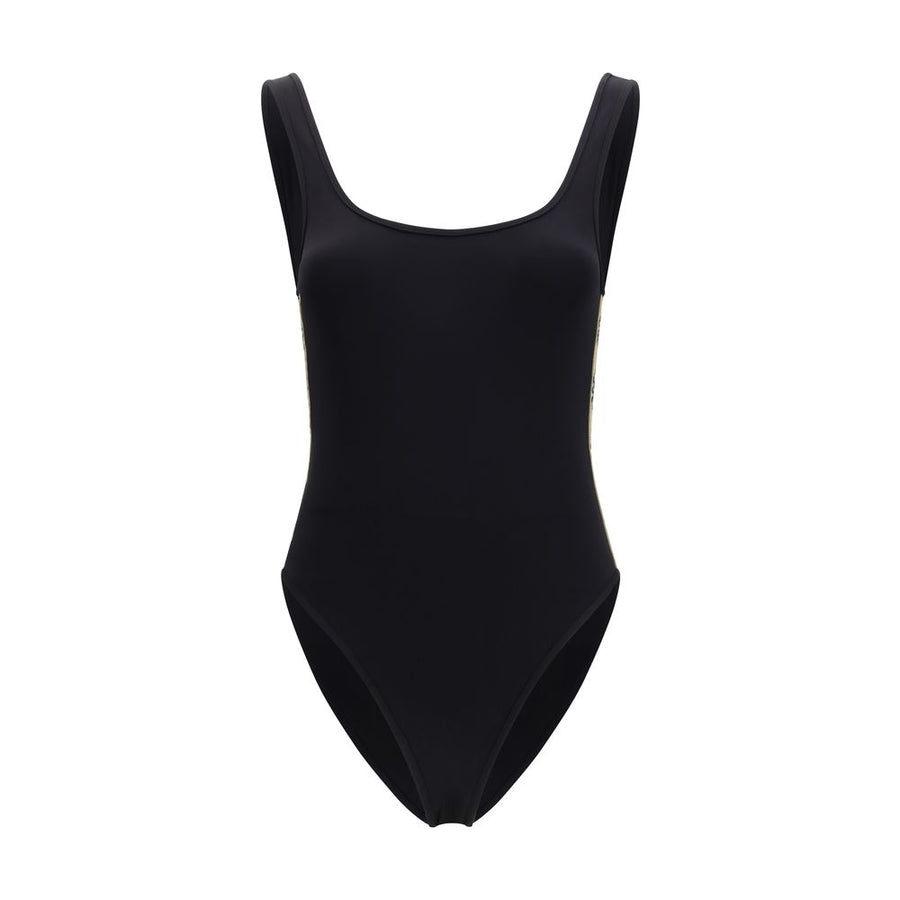 Black Polyamide One-Piece Swimsuit