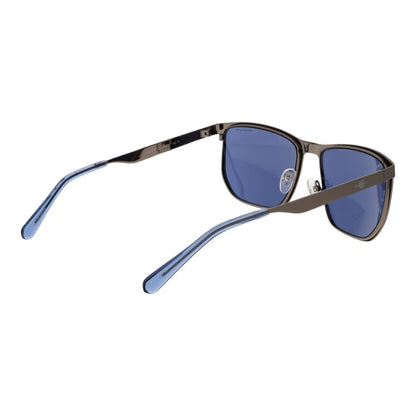 Gray Metal Sunglasses